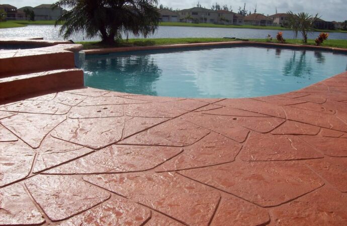 Pool Deck Stamped Concrete, SoFlo Pool Decks and Pavers of Jupiter